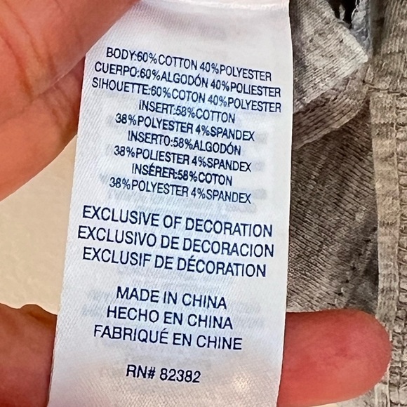 Champion Girls Long Sleeve Shirt 6X Authentic Athletic Wear Gray Soft Pocket - Picture 11 of 12